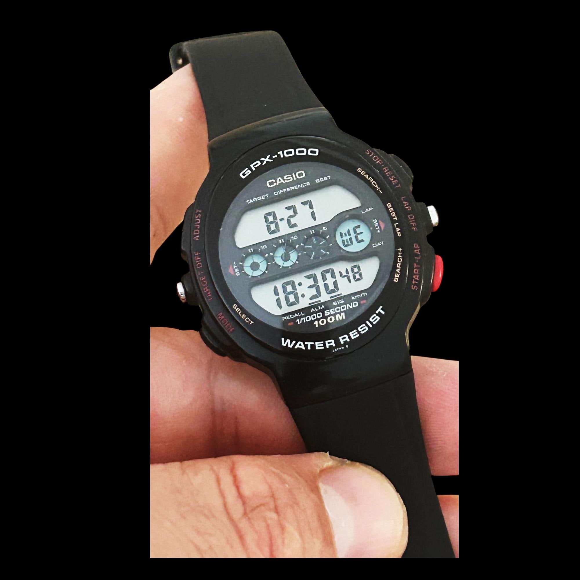 Rare Vintage Casio GPX-1000 Digital Watch - Collectible Japan