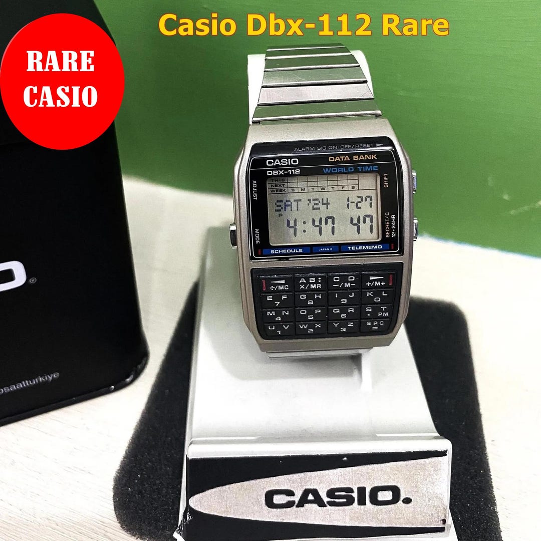 新品本物 CASIO Good /very Watch Retro DBX-112 Bank Data Vintage 時計