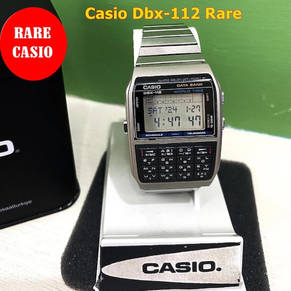 カシオ DBX-112 データバンク CASIO Vintage Data Bank DBX-112 Retro Watch /very Good