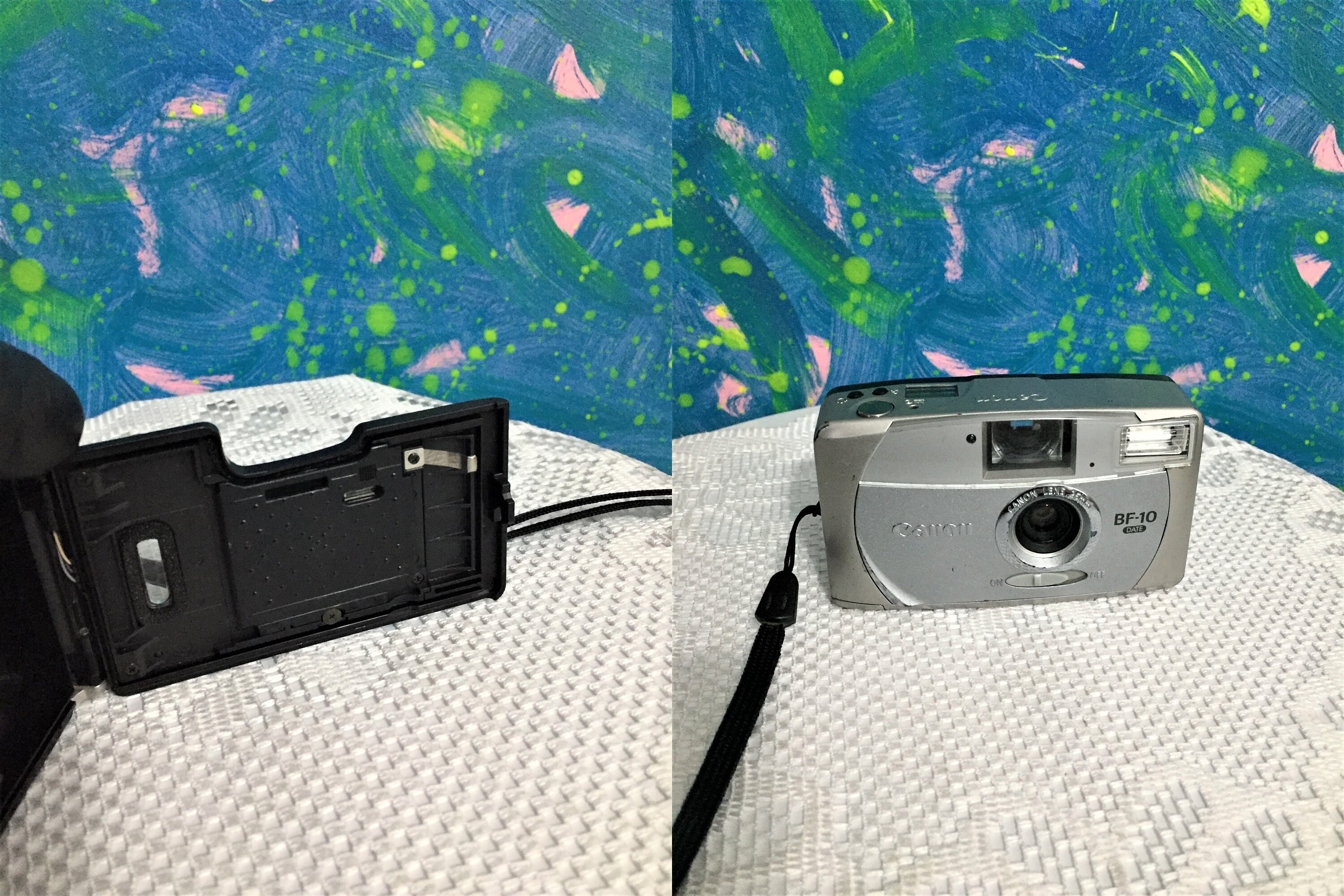 ビンテージ CANON BF-10 35 mm ポイント&シュート フィルム