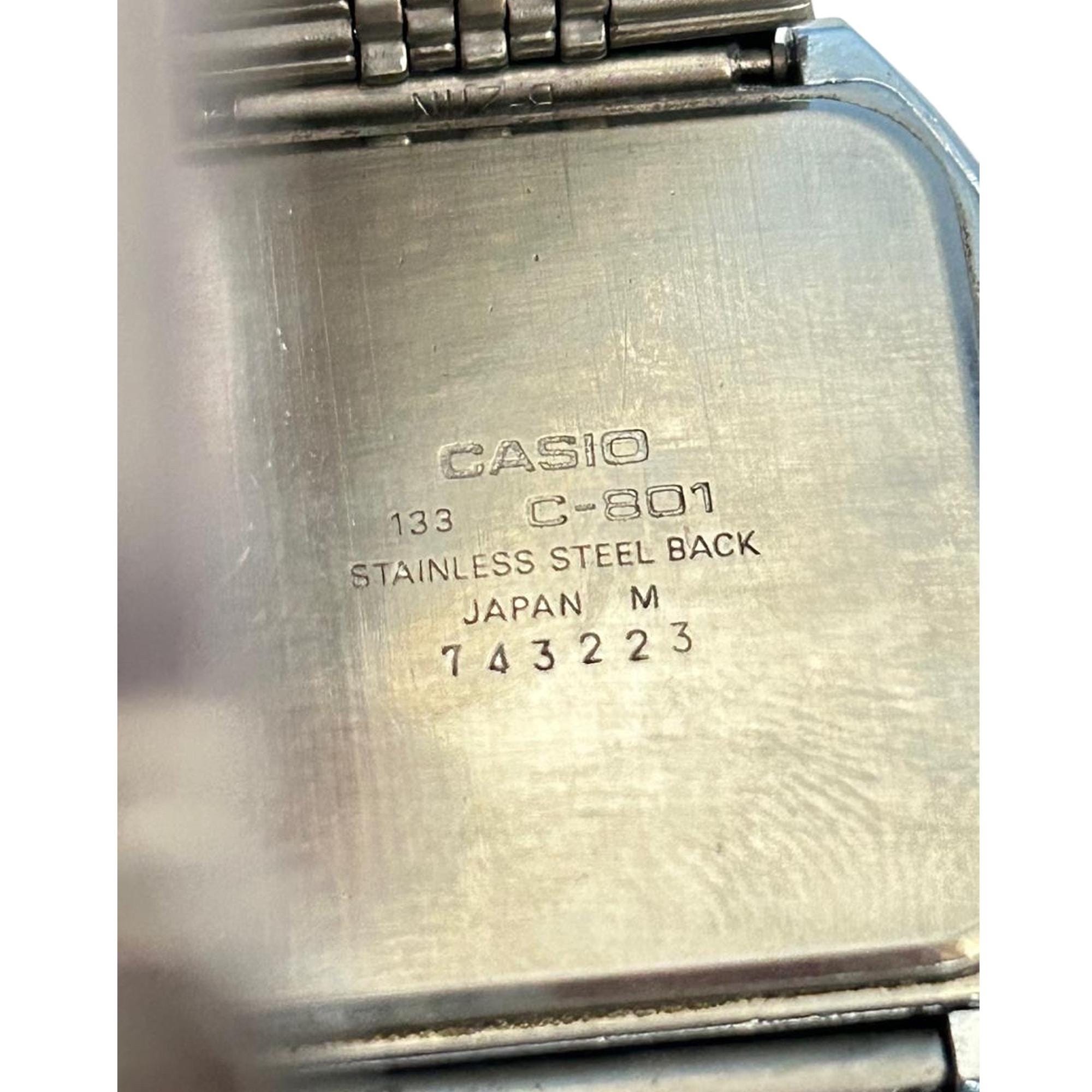 レトロヴィンテージ カシオ C-801/メンズ腕時計 デジタルクォーツ