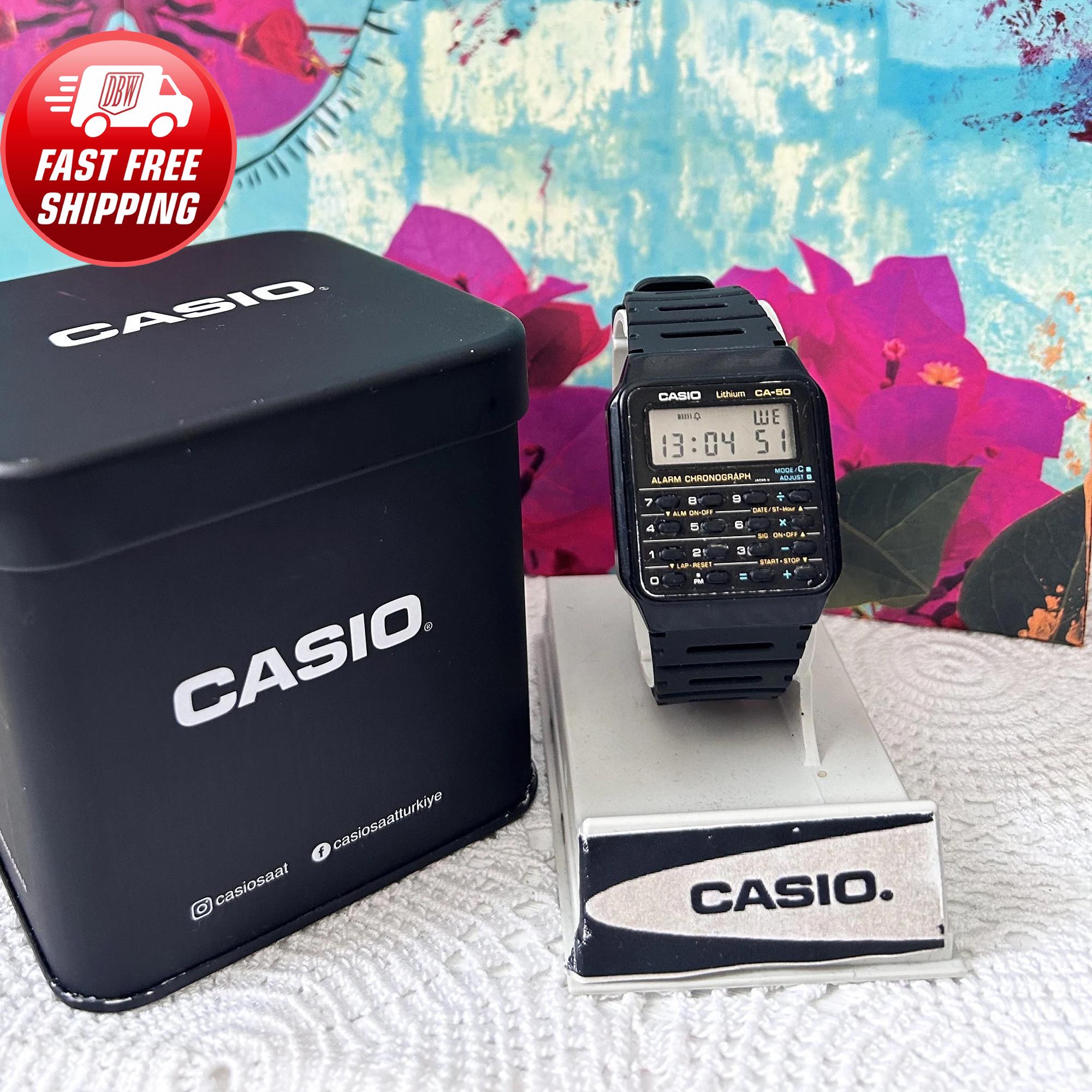 Casio calculator watch back to the future on sale