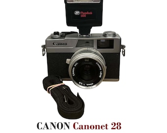 Canon Canonet 28 35mm Film Rangefinder Camera With Canon 40mm 1