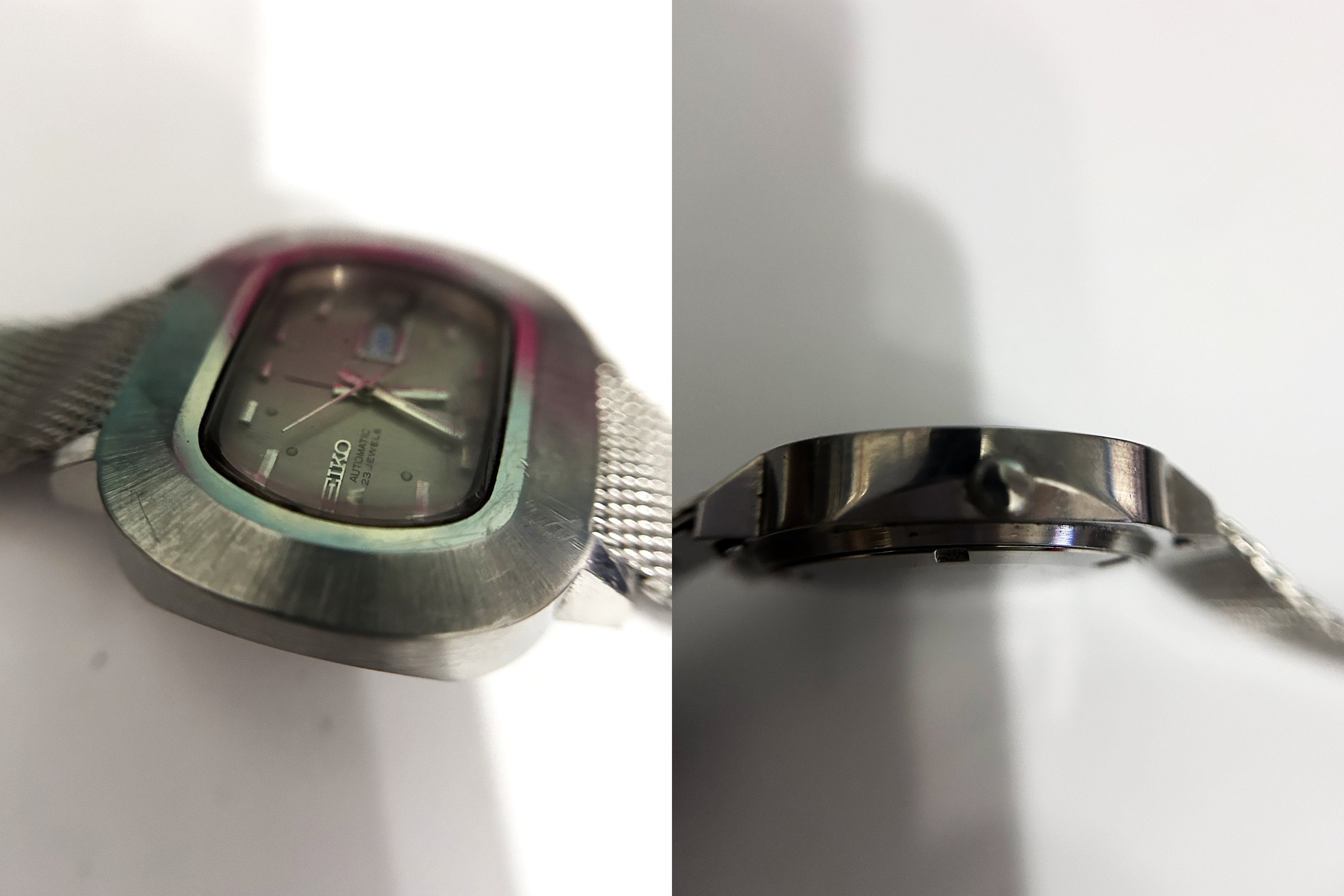 ULTRA RARE Vintage Seiko 5606-5011 Automatic 23 Jewels Ellipse