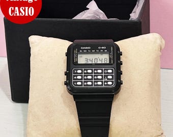 ⭐️ Vintage 1984 CASIO B-821 Module 244 B821 Steel DIGITAL