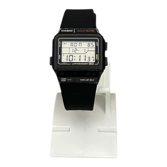 Buy Casio SDB-300W Black Version Watch Module 503 Vintage Very
