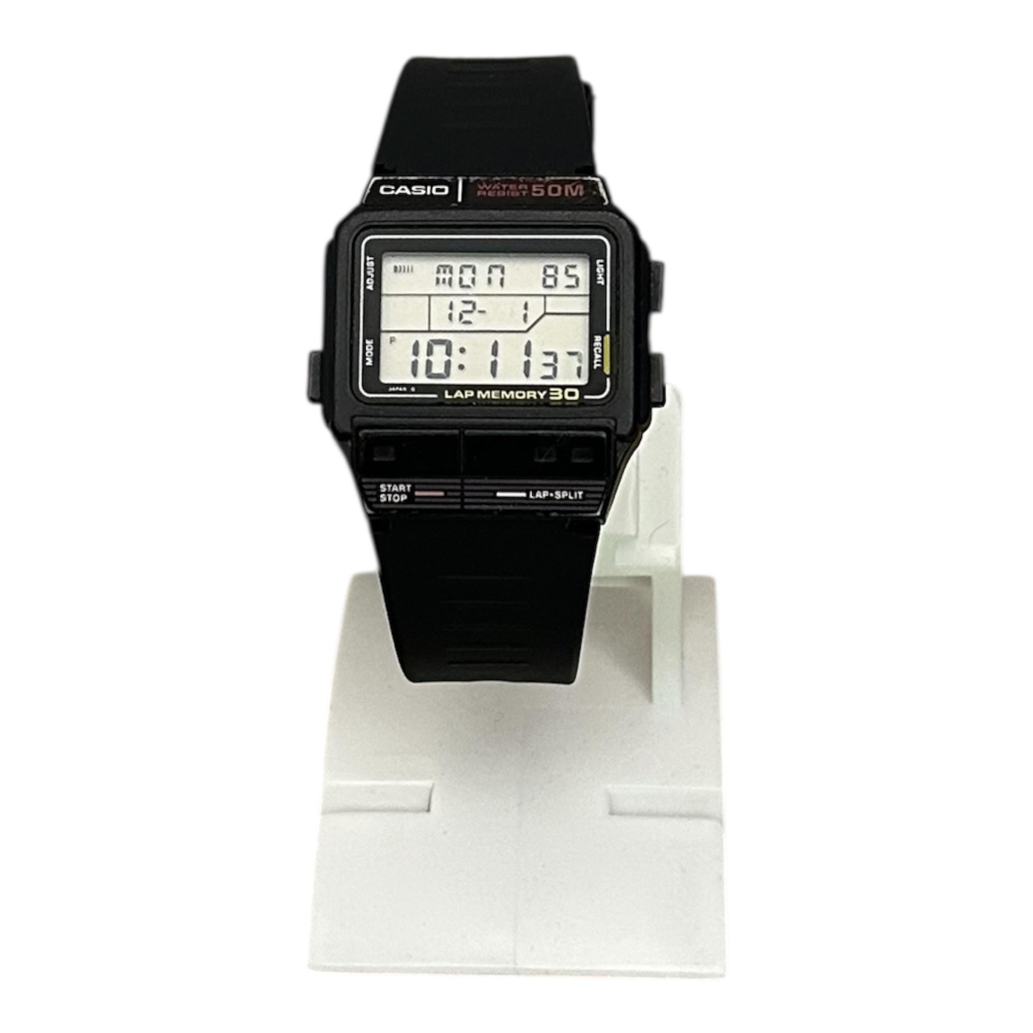 Casio SDB-300W Black Version Watch Module 503 Vintage Very Good