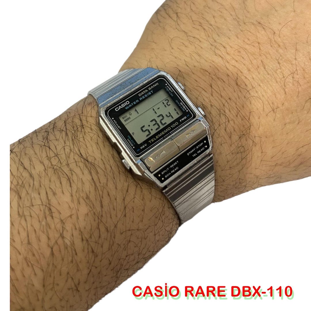 RARE Vintage Casio DBX-110 696 Data Bank Telememo 100 Japan