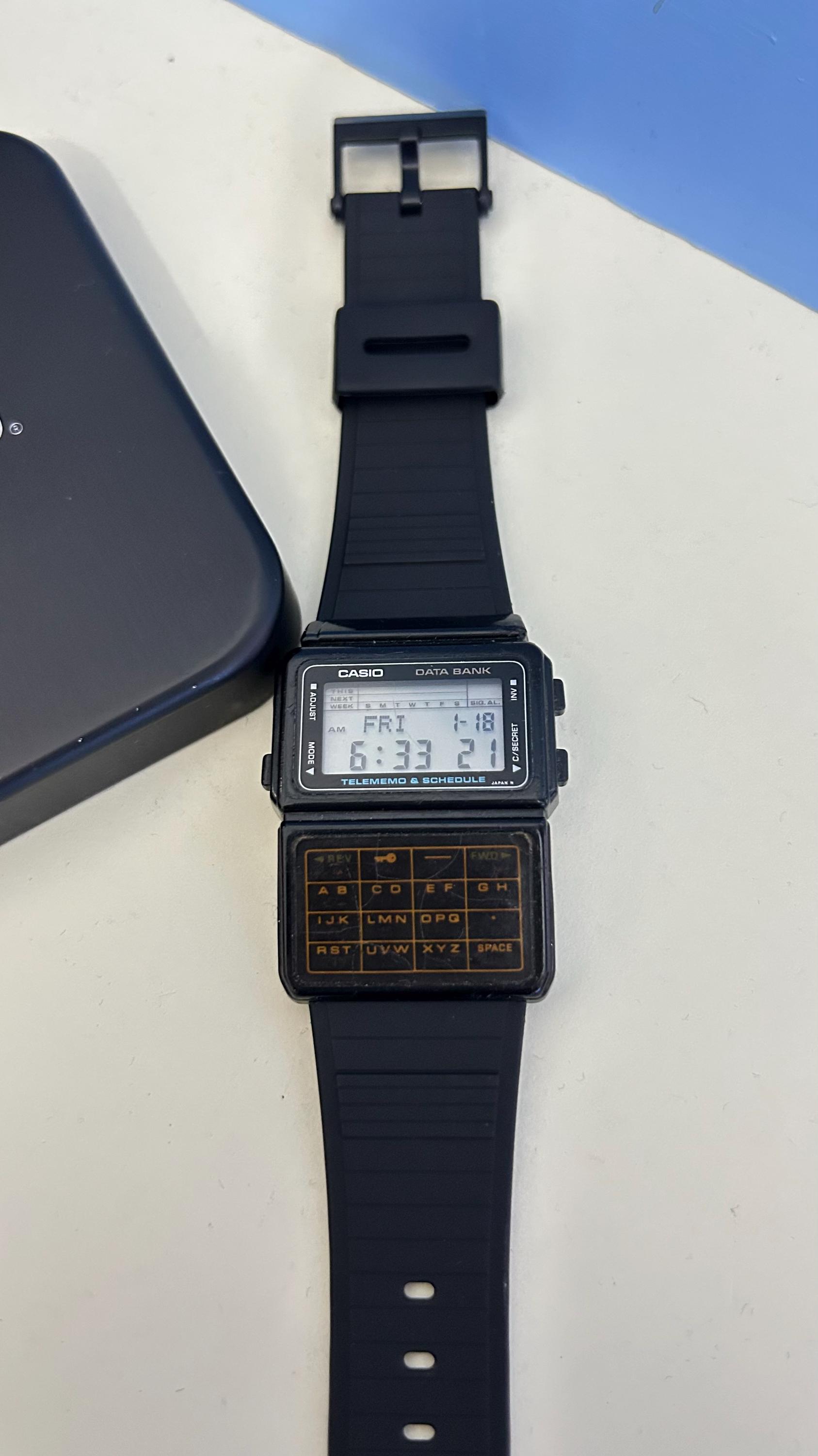 Vintage Casio DBC-60 Calculator Watch Module 563