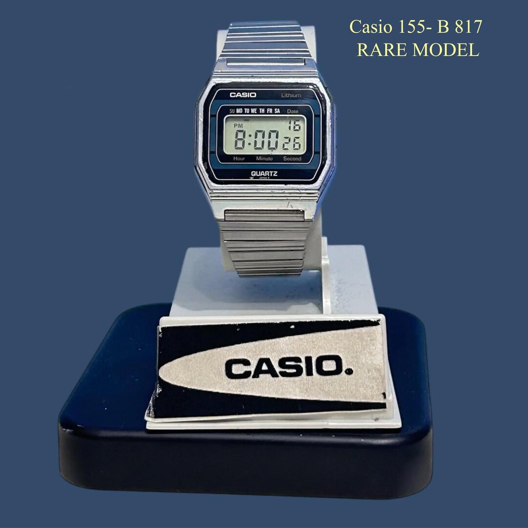 Vintage Casio Watch B817, Gshock, G-shock, Solar Powered Watch