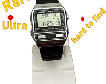 Data Bank Casio DBA-910 VERY RARE/ Phone Dialer Japan Men Wrist
