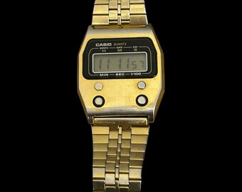 レア VINTAGE 1978's CASIO 52QS-14 デジタル 腕時計 ヴィンテージ レア カシオ 52QGS-14 / デジタル LCD クォーツ腕時計