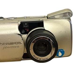 Olympus Mju Zoom 105 Film Camera – Vintage Point & , With Original