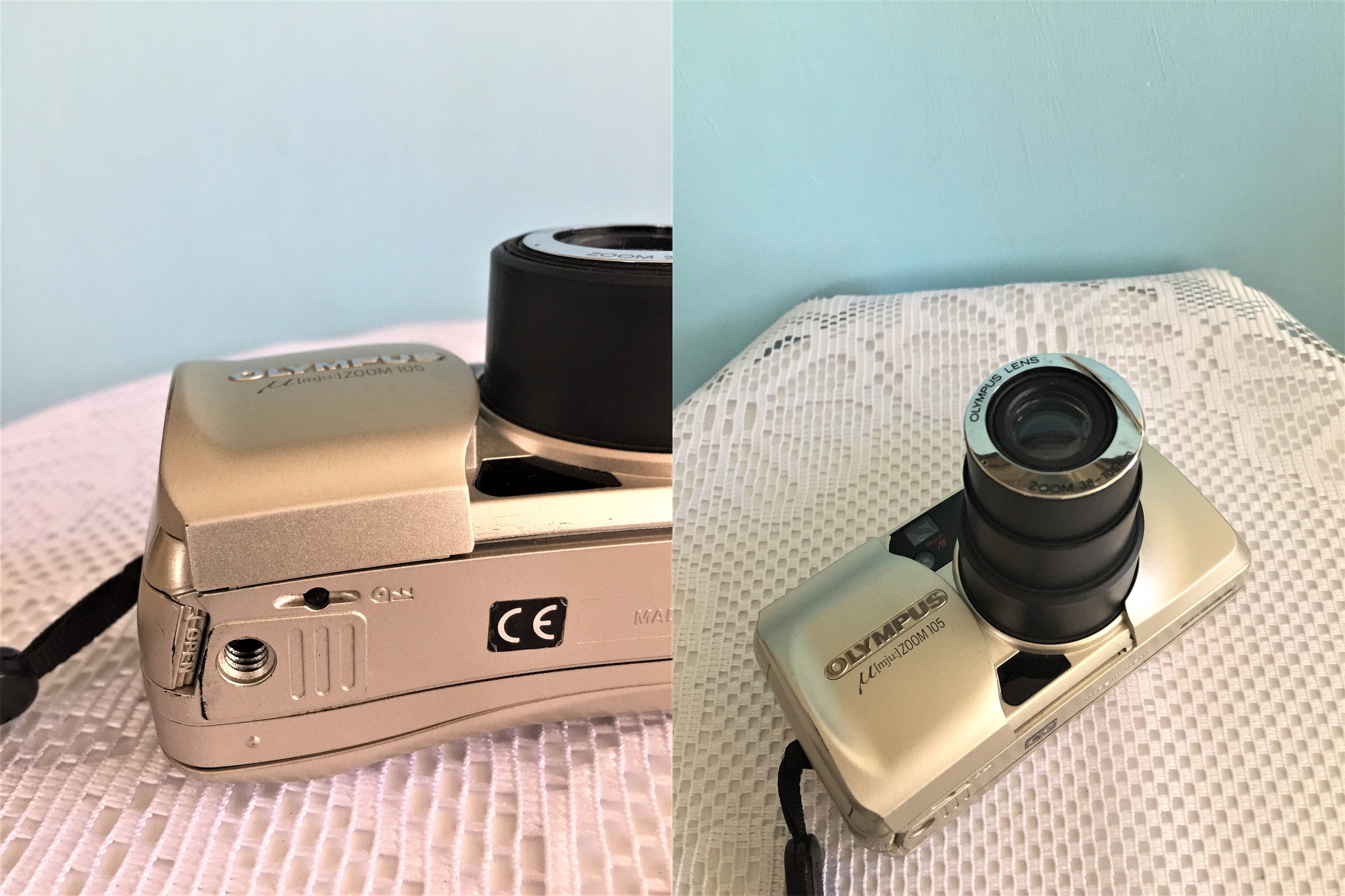 Olympus Zoom 105 µ[mju:] Mju /with Battery - Vintage Film