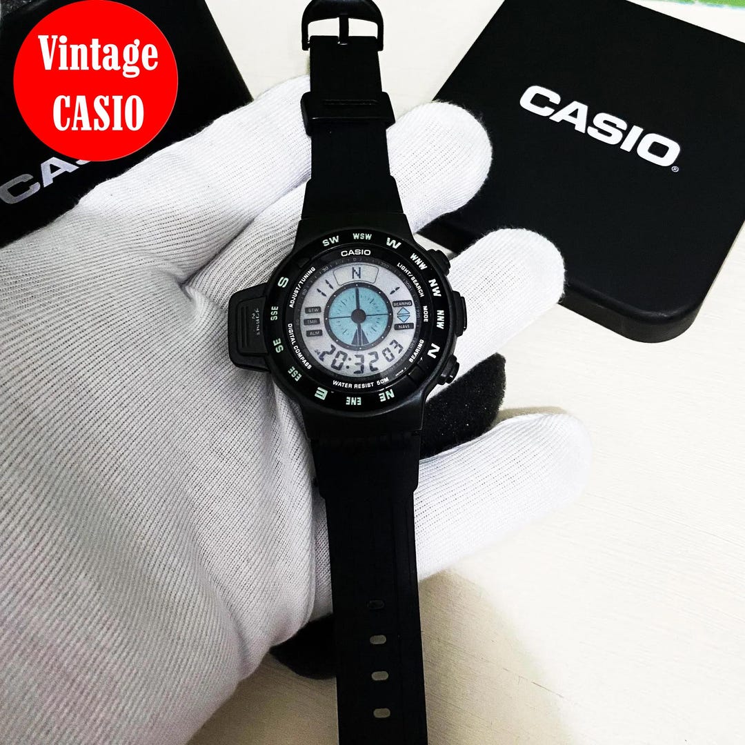 RARE Vintage CASIO Cpw-100/module 1031 Digital Watch/ Very