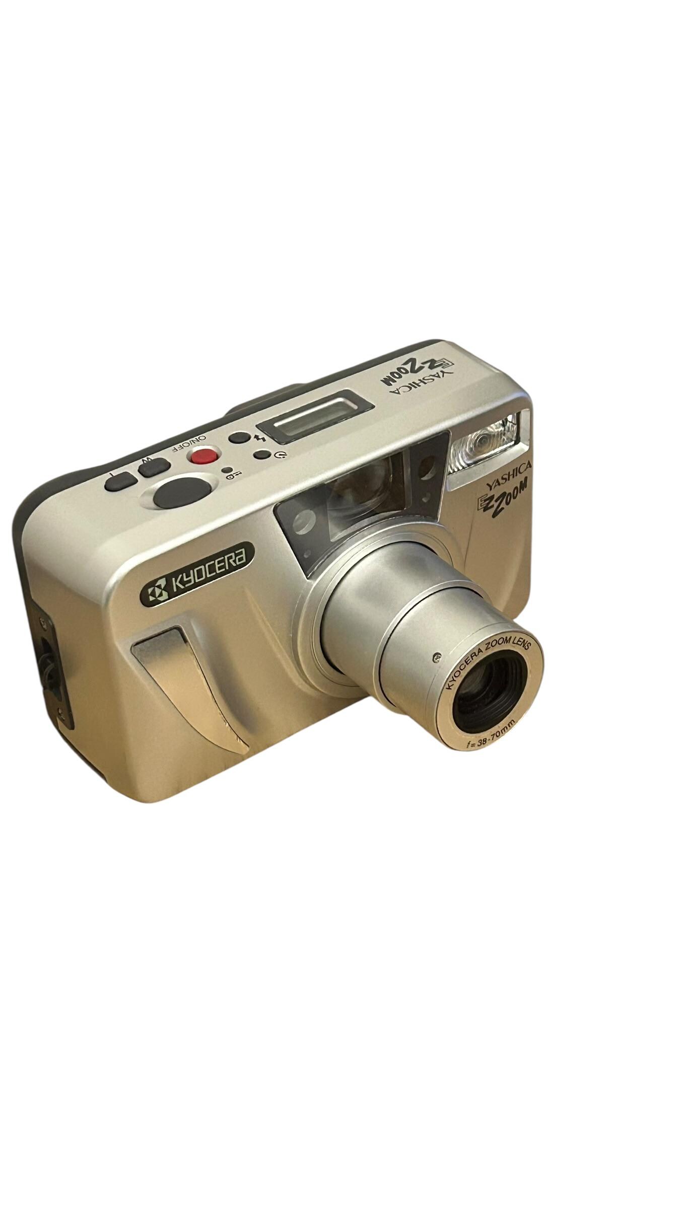 Vintage Kyocera Yashica EZ Zoom Film Camera - 38-70mm Lens Point