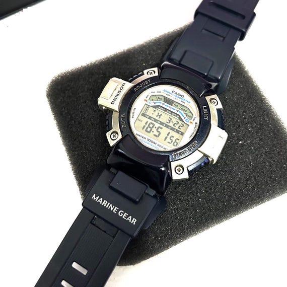 Vintage Super Rare Casio MRT-200 Marine Gear Watch, (pro Trek