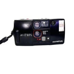 Wonderful  Olympus AF-1 Twin / Point and Shoot 35mm Compact Film Camera/ Orginal Case / Made in Japan / Very good condition