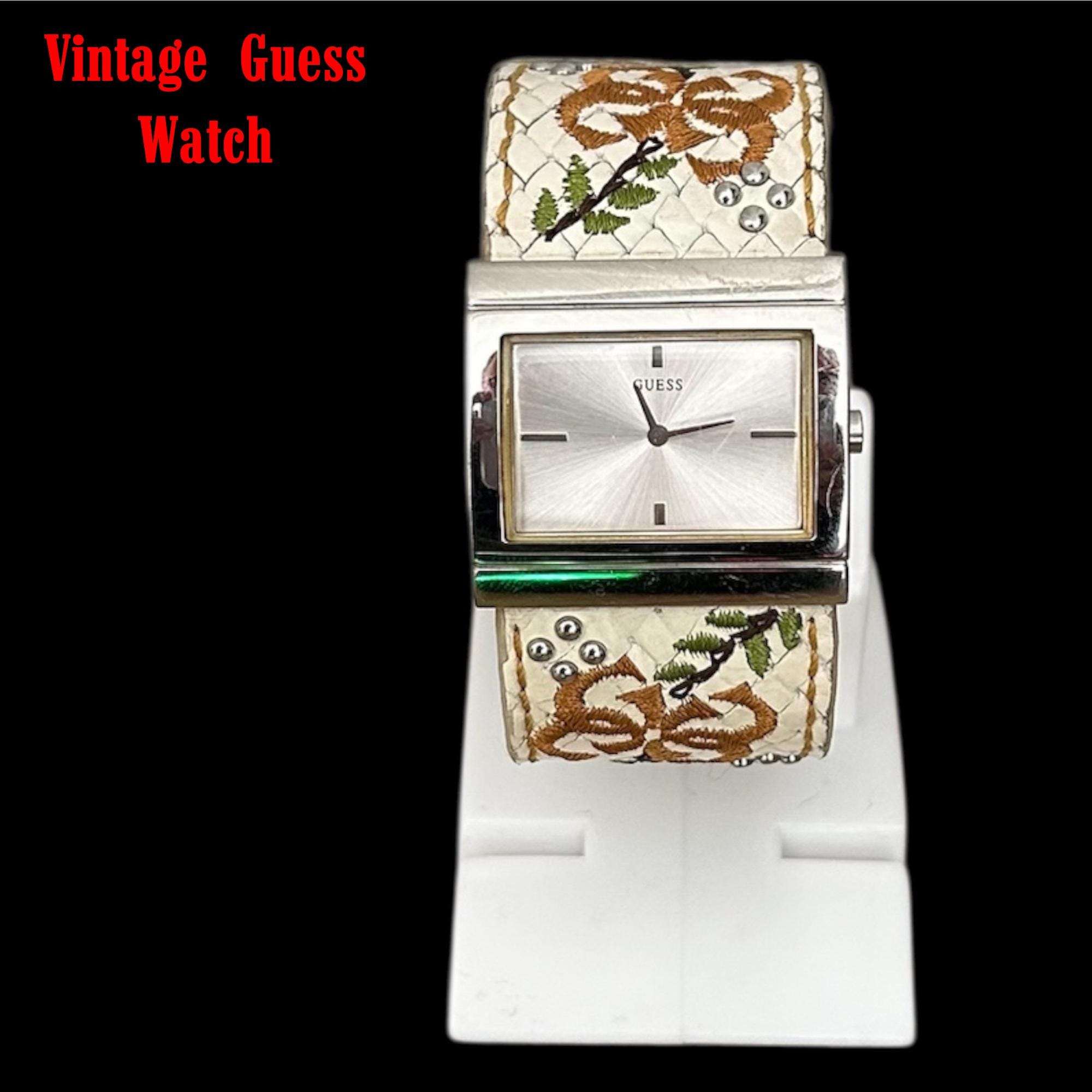 Montre Femme Guess Vintage - Gros Bracelet - Multicouleur - Fonctionnelle