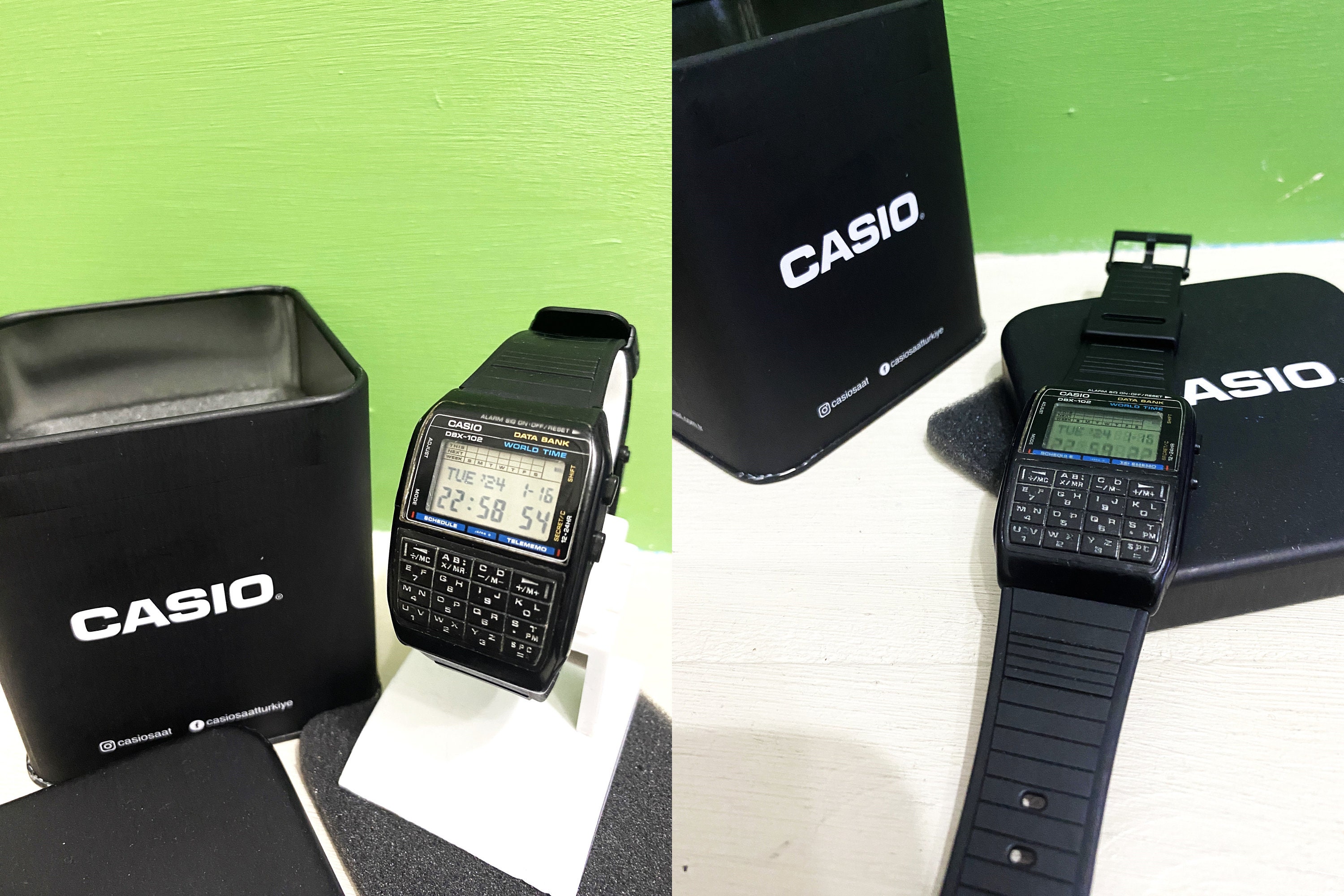ヴィンテージ カシオ DBX-102 電卓付き腕時計：90年代のコレクターズ