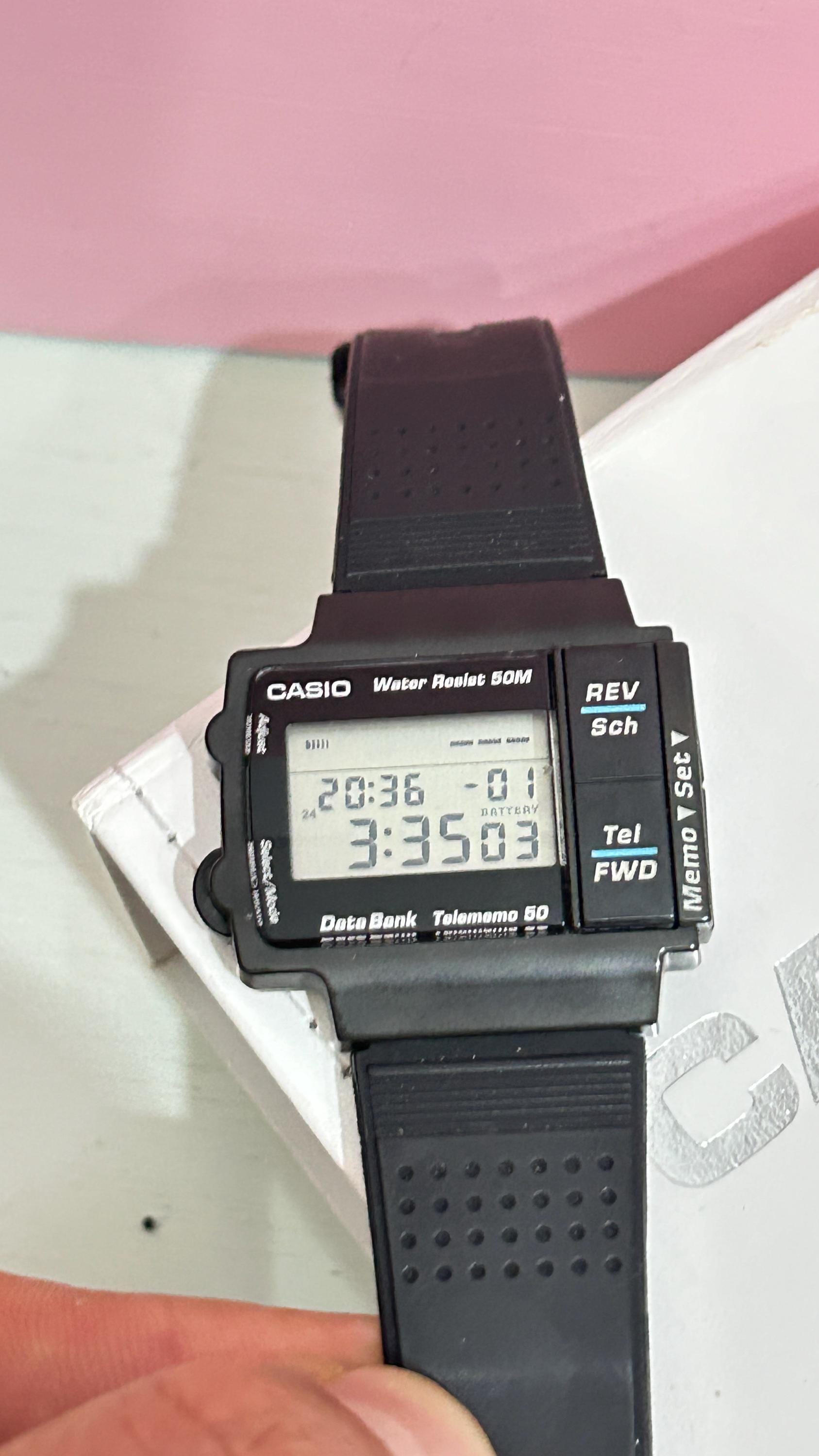 未使用 超レア カシオ DB-57W レトロ コレクターズウォッチ / データ