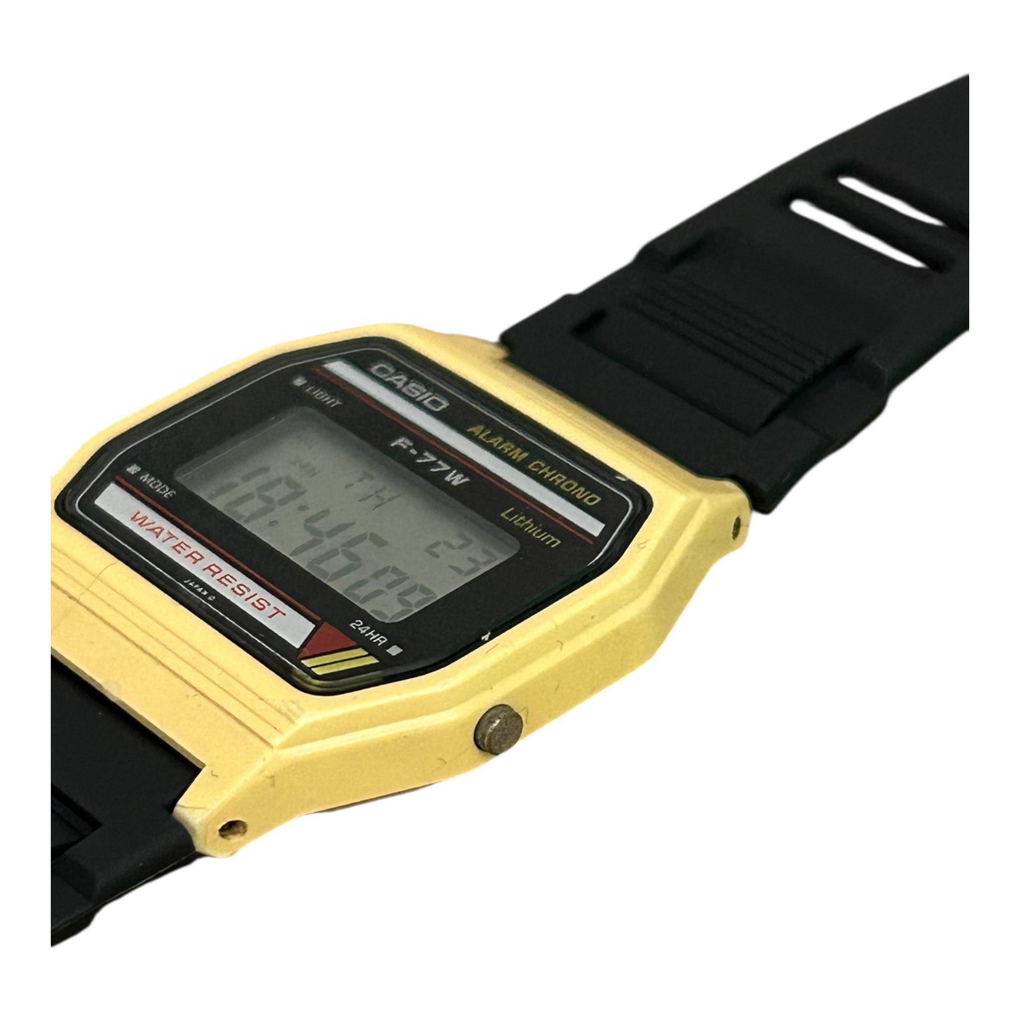 RARE COLOR Casio Quartz F-77W Digital Vintage Men's Watch 1980s