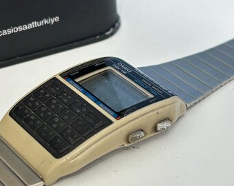 CASIO Vintage Data Bank DBX-112, Retro, Omega Casio Watch - Etsy