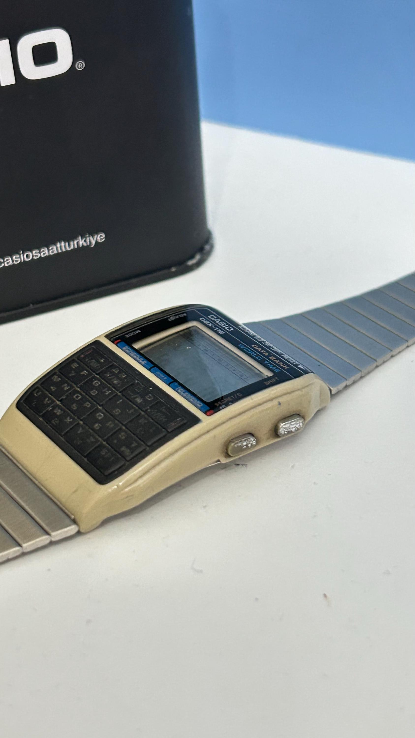 CASIO Vintage Data Bank DBX-112, Retro, Omega Casio Watch - Etsy
