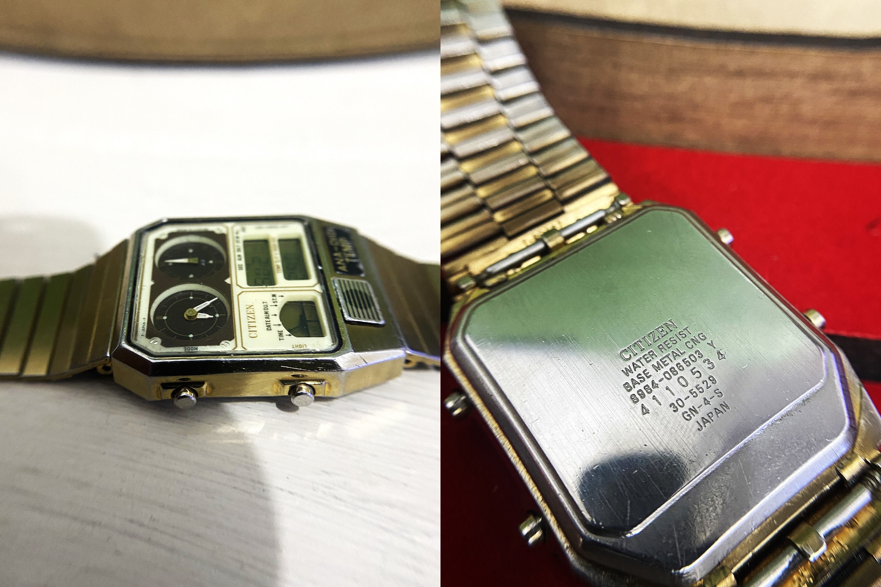 時計 CITIZEN ANA-DIGI TEMP 8982-089618 Citizen 8982-088549 ana digi temp vintage | eBay