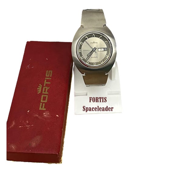 M770 Vintage 40s Joe Calafato アフリカン スプーン Ultra RARE Vintage Swiss FORTIS Spaceleader Automatic 1970s Watch