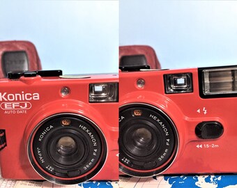 Konica EFJ AUTO DATE オートデート 赤 Red レッド 美品 Konica EFJ AUTO DATE オートデート 赤 Red レッド 美品 - メルカリ