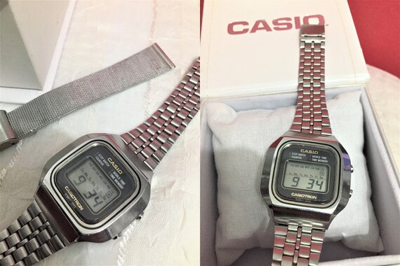 Casse Montre CASIO CASIOTRON Vintage - Années 80 - Non Fonctionnelle - Pour Pièces/Réparation