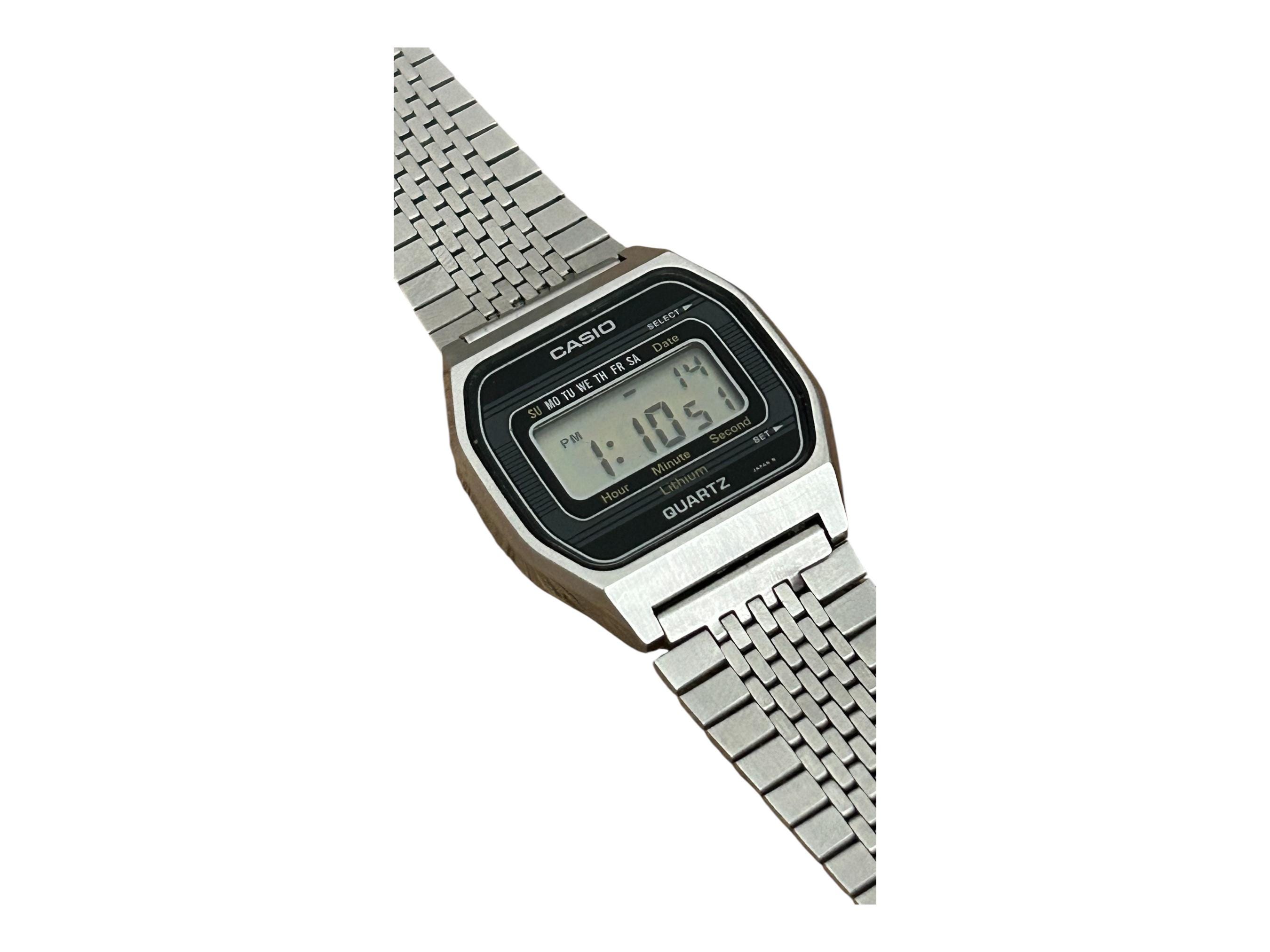 Vintage Lithium 1980s Casio B815 Module 155 Digital Watch Japan