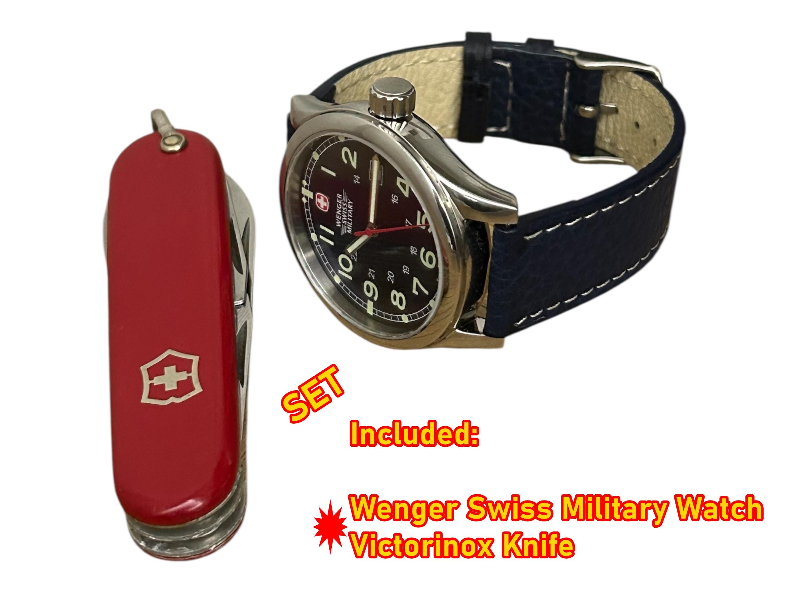 Set Wenger Swiss Military Watch, Victorinox Swiss Knife  display picture 3