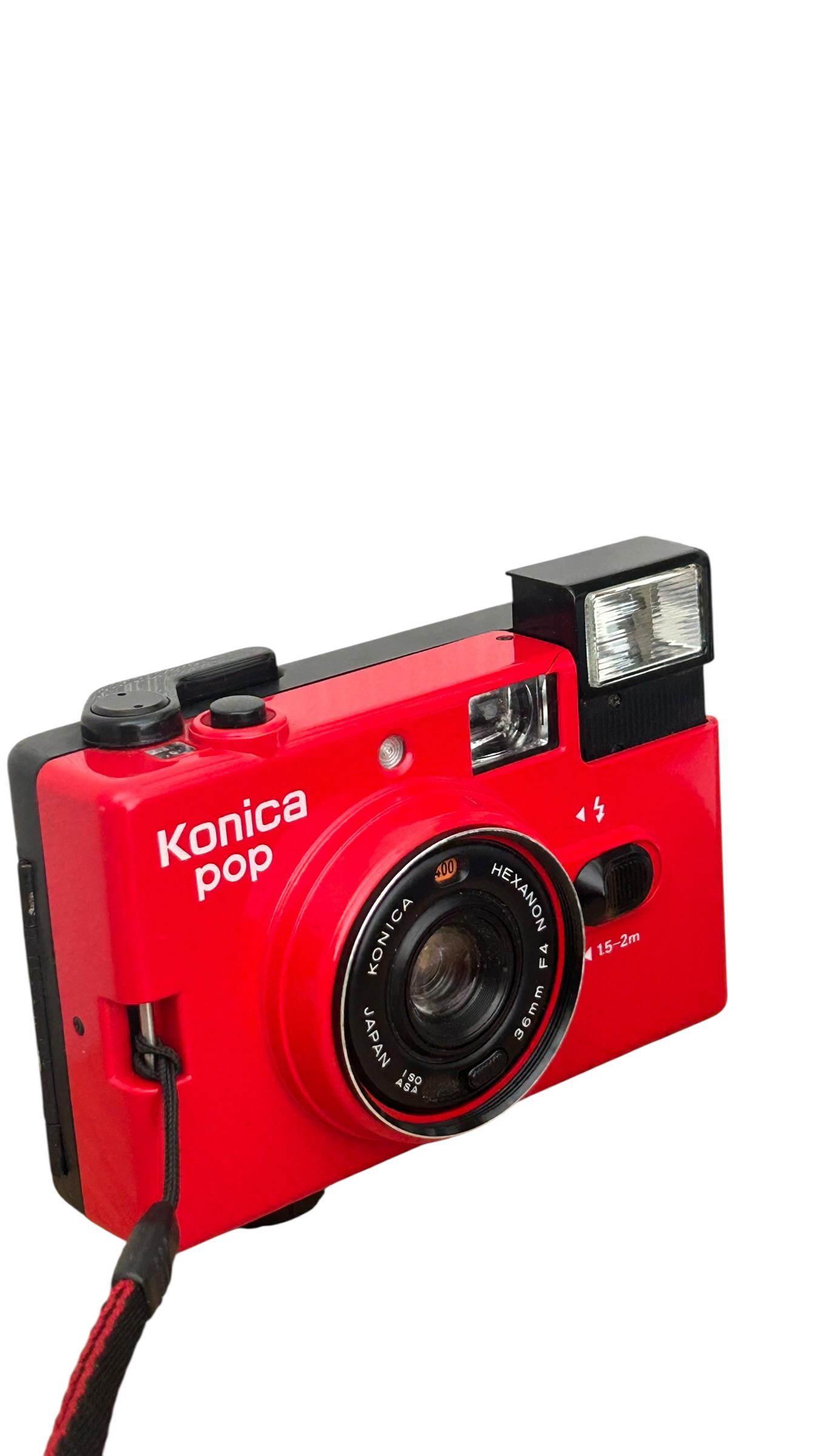 ヴィンテージ コニカ ポップ 35mmフィルムカメラ - レッドポイント