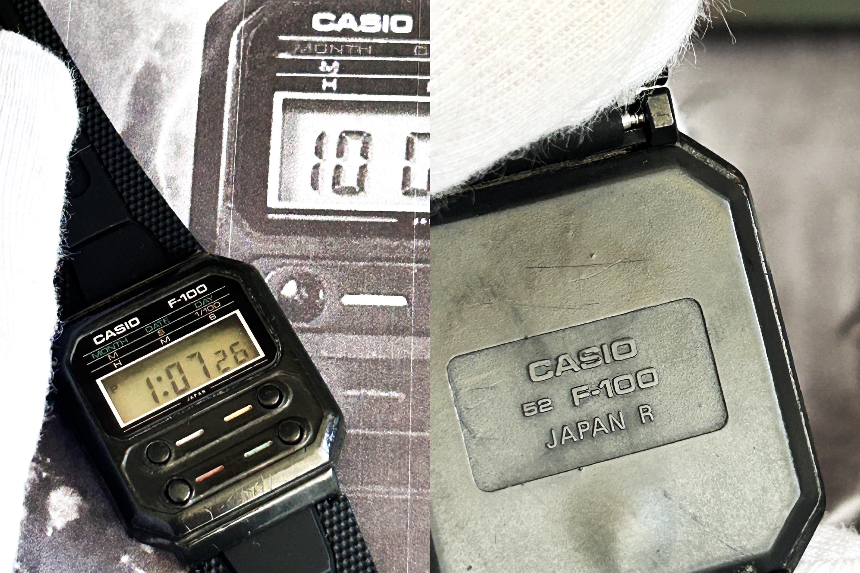 ULTRA RARE Casio F 100 First Digital Watch First Plastic Watch Alien Prop Module 52 JAPAN R Etsy