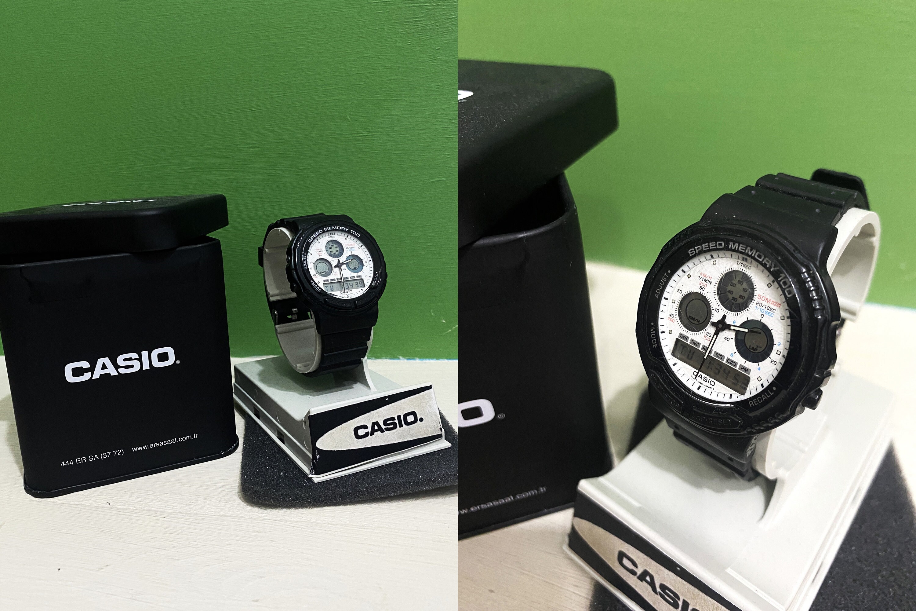 CASIO SPEED MEMORY 100 デジタル腕時計 AW-20 Vintage Casio Aw-20 Module 384 Speed Memory 100 Mens Watch