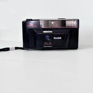 Black Kodak S Retro, Lomo, Point and shoot, Film camera, 80s Series, lomography, Kodak Camera, Vintage, 35mmm Film, Retro Camera, eastman