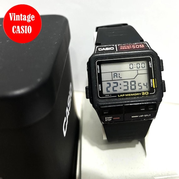 Casio SDB-300W Black Version Watch Module 503 Vintage Very
