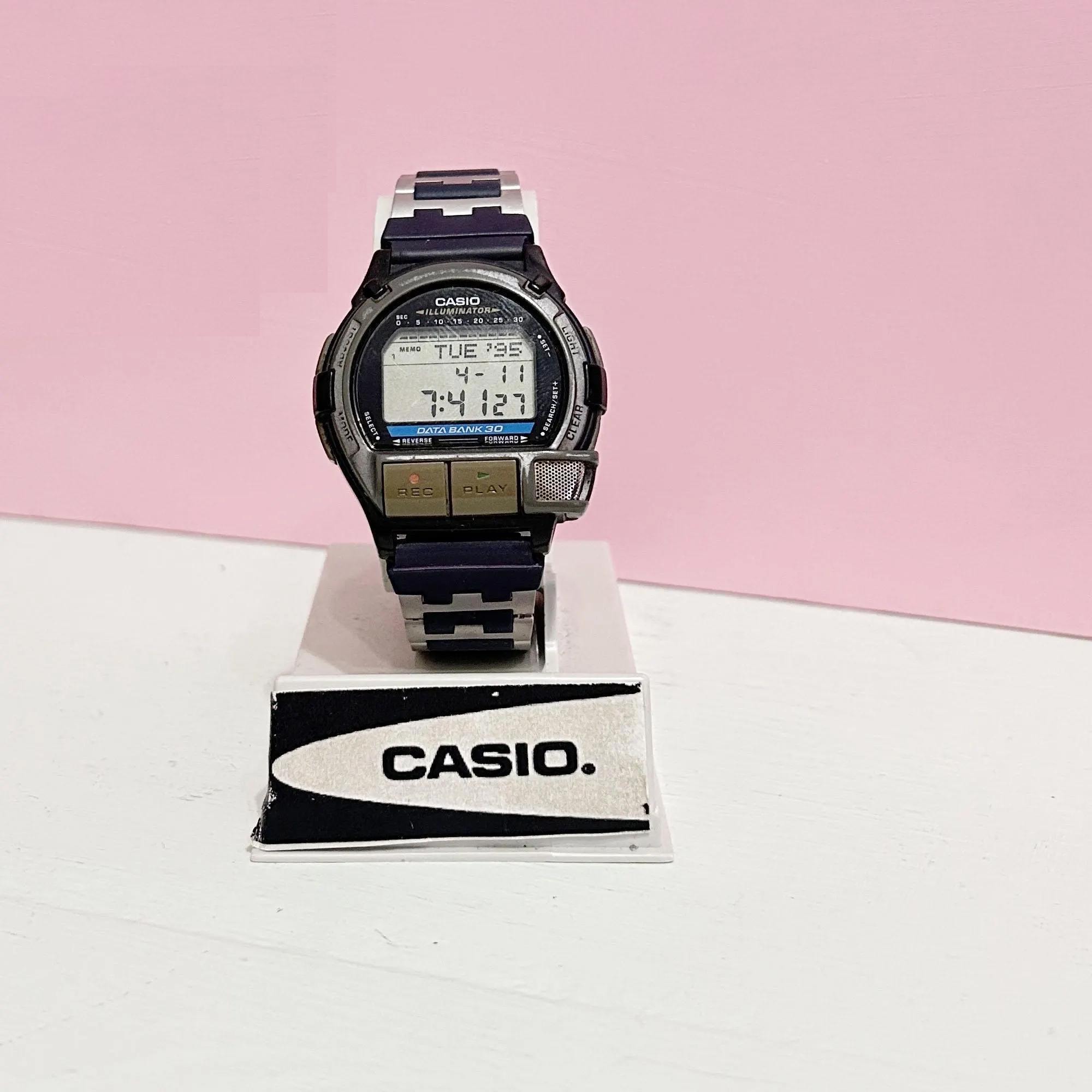 Vintage Casio Db-v30 Easy- Rec Databank 30 Second Voice Recorder