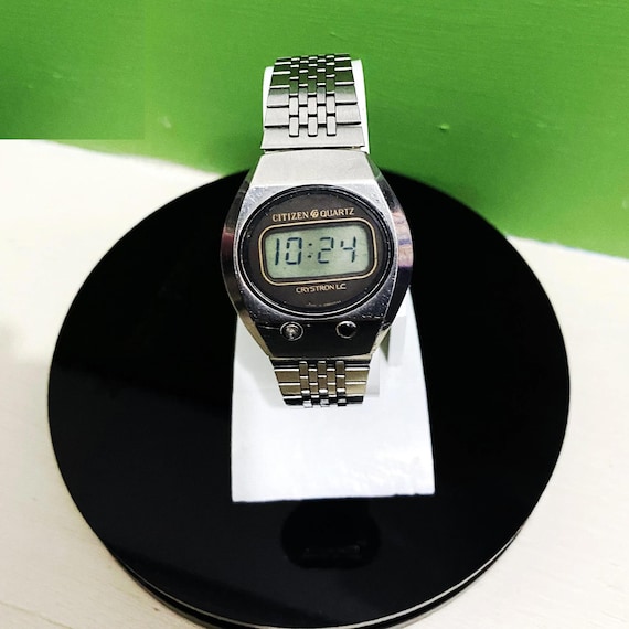 RARE Vintage Citizen Crystron/ LC Quartz Digital Watch RARE Vintage Citizen Crystron/ LC Quartz Digital Watch