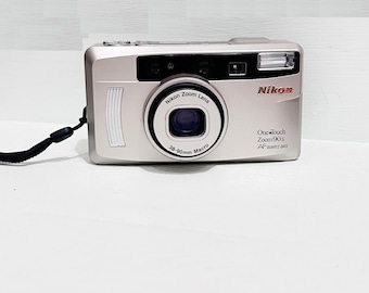 希少NikonRICOHHANIMEXTOPCONヴィンテージフィルムカメラ4点 Nikon One Touch Zoom 90S 35mm Point & Shoot Film Camera for sale