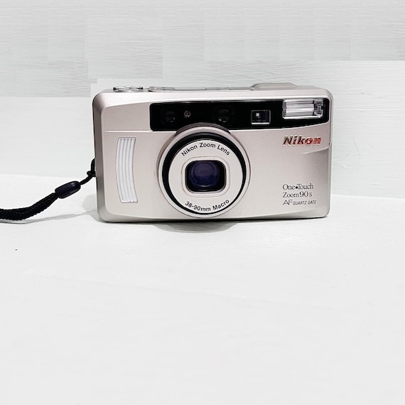 フィルムカメラ Nikon ZOOM 100 QUARTZ G19-07-0611-5p Vintage Nikon One Touch Zoom 90s Quality Case/ Camera Tested and