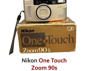 Vintage Nikon One Touch Zoom 90s Camera (full Set, Tested Working