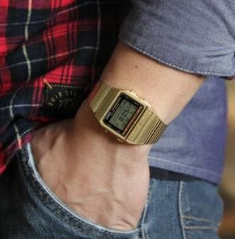 RARE GOLD Tone Casio DB-310 Data Bank Watch Module 871/data Bank