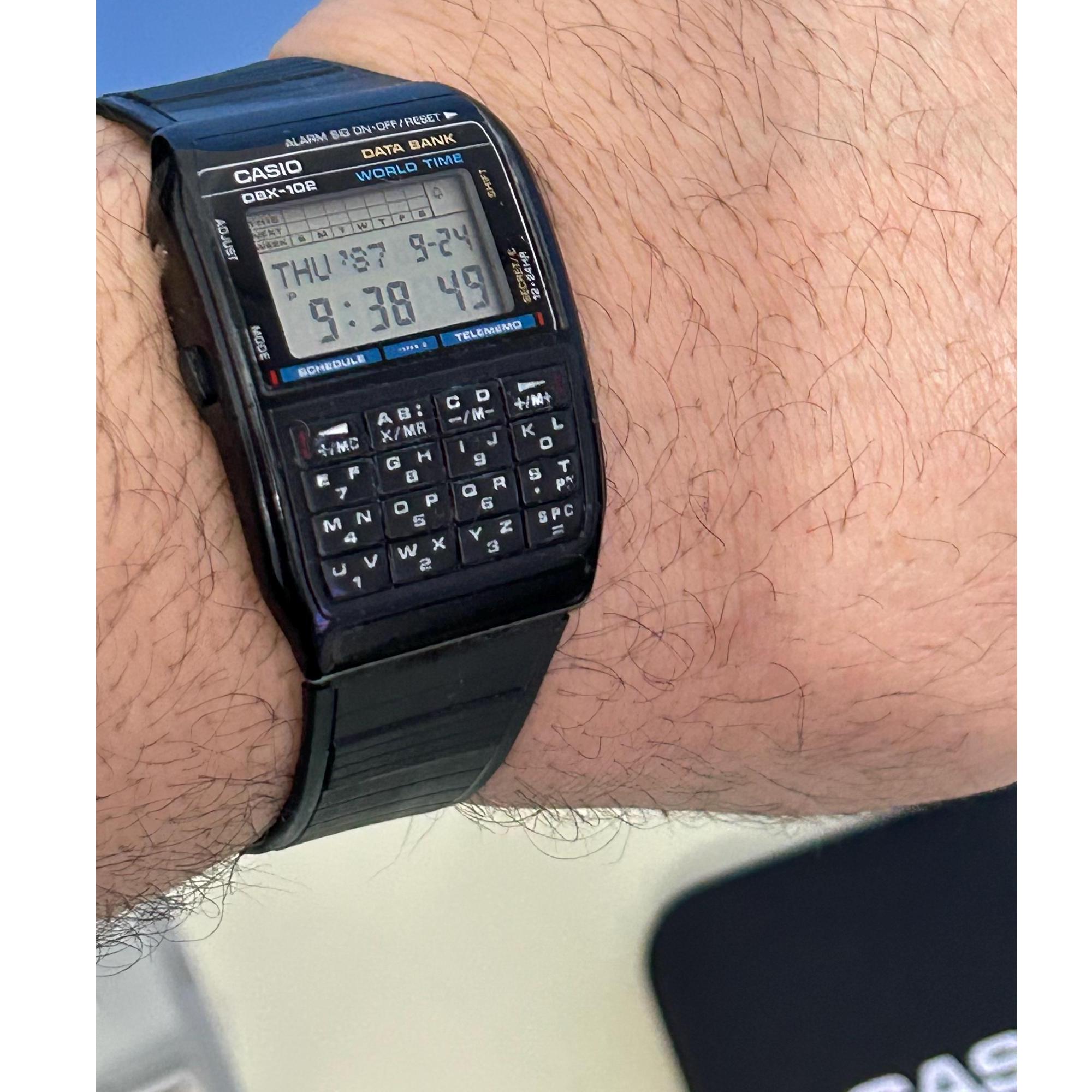 ヴィンテージ レア カシオ DBX-102、ヴィンテージ電卓、カシオ腕時計