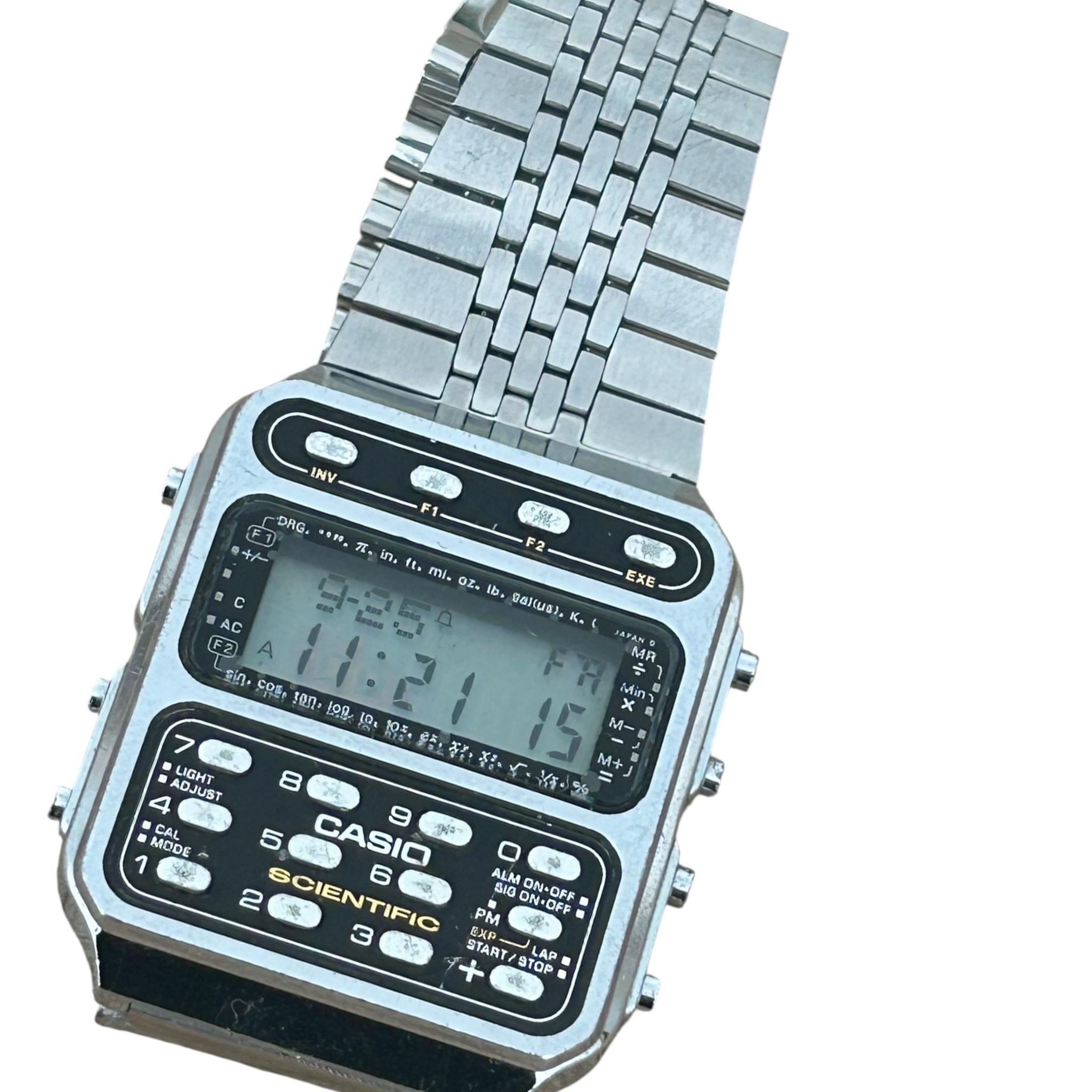 RARE Vintage Casio CFX 200 Calculator Watch Mod:197 Japan - Etsy
