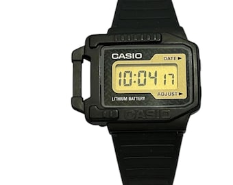 Vintage CASIO A156W Digital Quartz Watch 80s Steel Band