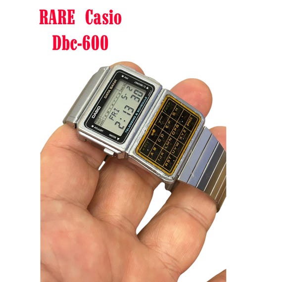 Vintage Casio DBC-600 Data Bank Calculator Watch - Etsy