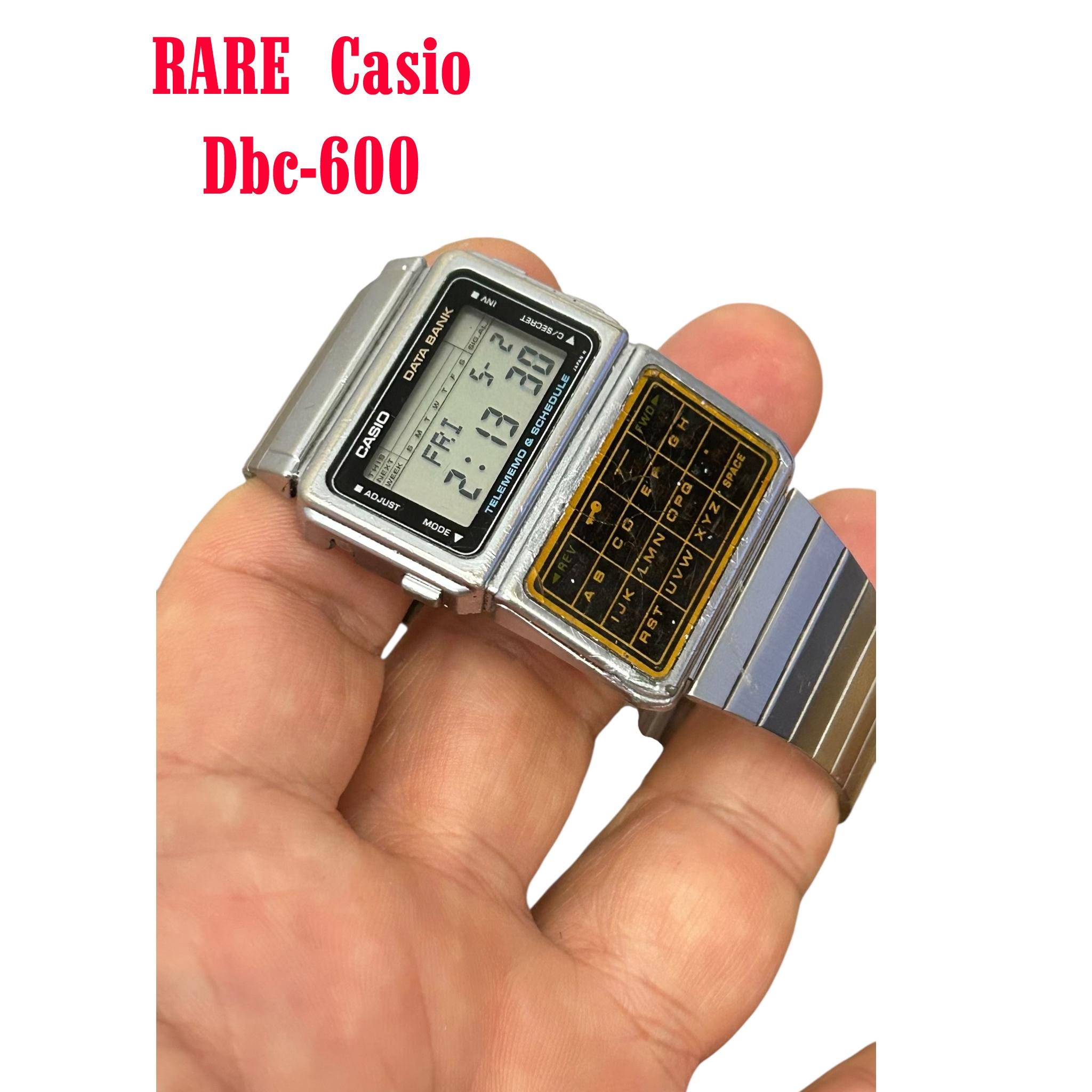 Vintage Casio DBC-600 Data Bank Calculator Watch - Etsy